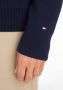Tommy Hilfiger Gebreide pullover met labelstitching model 'STRUCTURE' - Thumbnail 3
