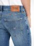 Tommy Hilfiger Slim Fit Geborduurde Jeans met Gewassen Effect Blue Heren - Thumbnail 2