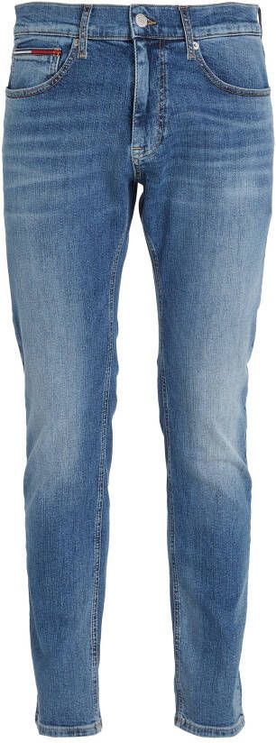 Tommy Jeans Blauwe Denim Katoenen Jeans Lente Zomer Rits Sluiting Blue Heren - Foto 4