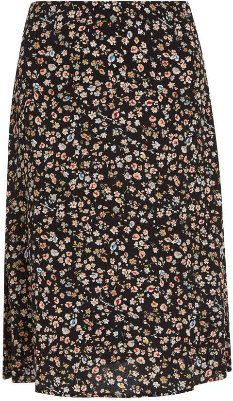 TOMMY JEANS Comfortrok TJW FLORAL FLARE MIDI SKIRT