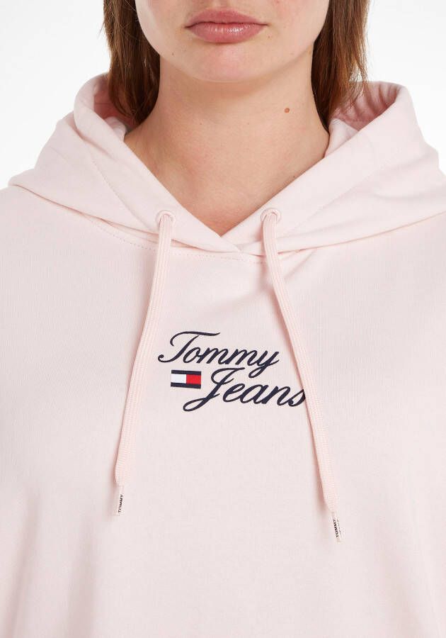 Tommy Jeans Curve Hoodie TJW CRV BXY ESSENTIAL 1 HOODIE met groot geprint tommy jeans logo