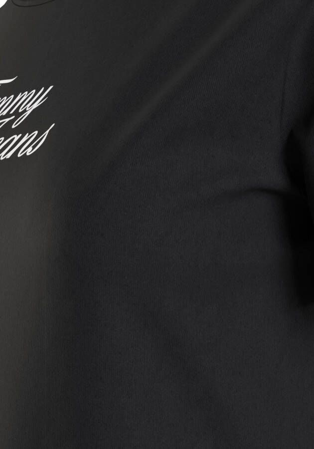 Tommy Jeans Curve T-shirt TJW CRV REG ESSENTIAL LOGO 1 SS met tommy jeans-letters