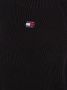 Tommy Jeans Zwarte trui met logo en geribbelde mouwen en zoom Black Dames - Thumbnail 6