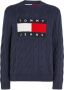 TOMMY JEANS Gebreide trui TJM RLX FLAG CABLE KNIT SWEATER - Thumbnail 3