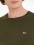 Tommy Hilfiger Jersey Tjm Essential Crew Neck Tommy Jeans Green Heren - Thumbnail 5