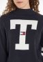 Tommy Jeans Gebreide pullover met labelprint model 'LETTERMAN' - Thumbnail 6