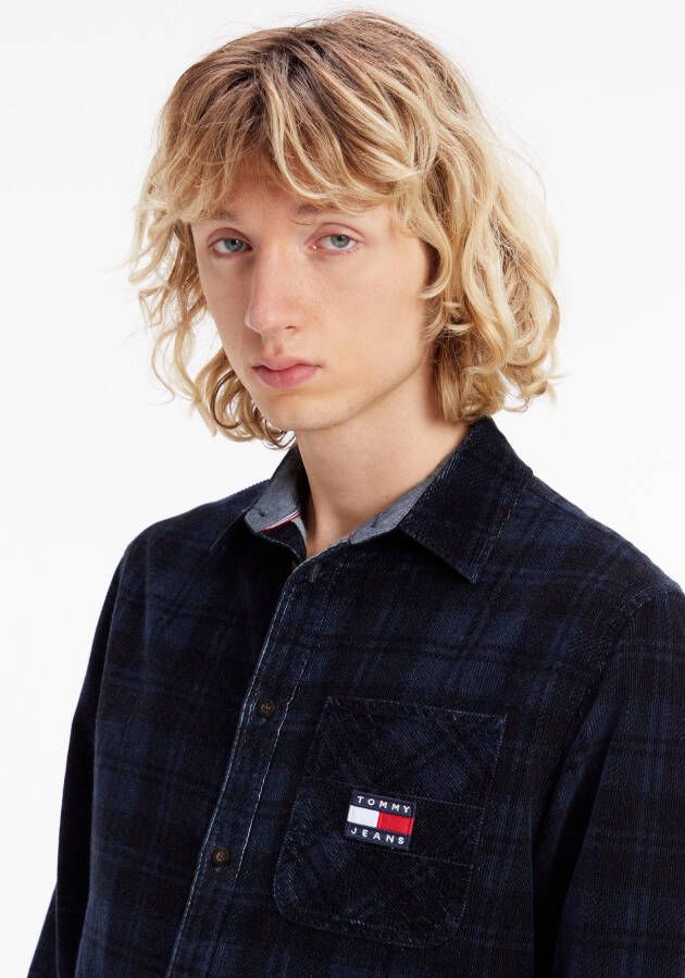 TOMMY JEANS Geruit overhemd TJM CHECKED CORD SHIRT