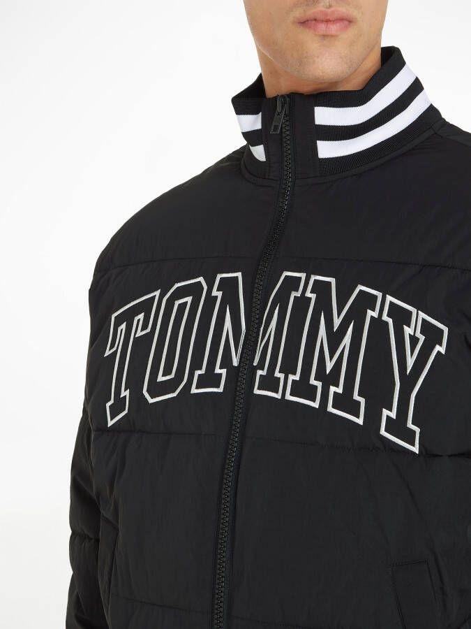 Tommy Jeans Bomberjack met labelstitching model 'NEW VARSITY' - Foto 3