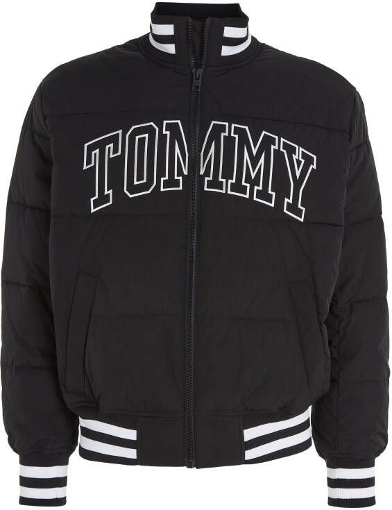 Tommy Jeans Bomberjack met labelstitching model 'NEW VARSITY' - Foto 4