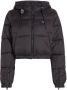 Tommy Hilfiger Gerecyclede Nylon Cropped Puffer Jas Black Dames - Thumbnail 5