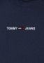 Tommy Hilfiger TJM Linear Logo Hood Dm0Dm12942 Blauw Heren - Thumbnail 6