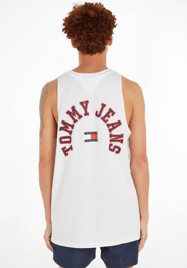 TOMMY JEANS Muscle-shirt TJM CURVED TJ COLLEGE TANK TOP