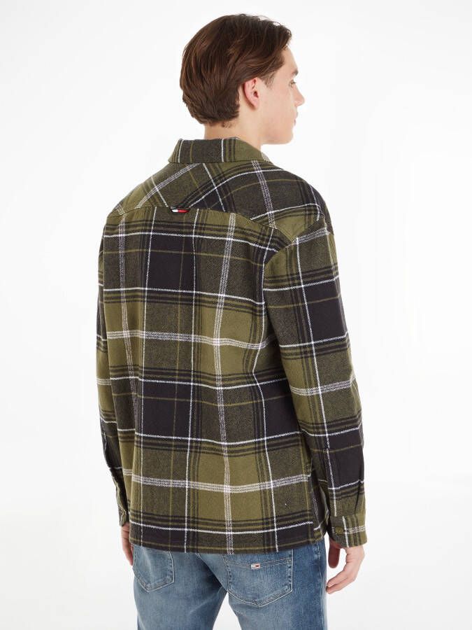 TOMMY JEANS Outdooroverhemd TJM BRUSHED CHECK OVERSHIRT