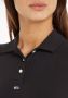 Tommy Jeans Zwarte Polo T-shirts met Geborduurd Logo Black Dames - Thumbnail 5