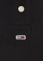 Tommy Jeans Zwarte Polo T-shirts met Geborduurd Logo Black Dames - Thumbnail 6