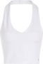 TOMMY JEANS Shirt met halterbandjes TJW RIB HALTERNECK TOP 2 draagvarianten - Thumbnail 5