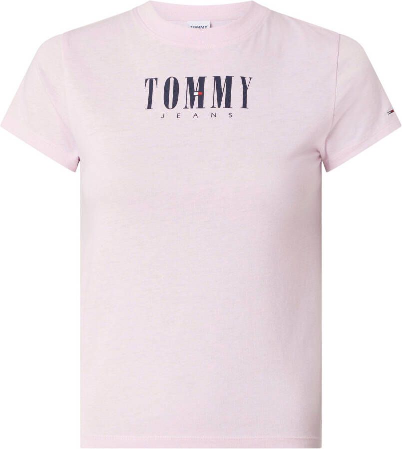 TOMMY JEANS Shirt met korte mouwen TJW BABY ESSENTIAL LOGO 2 SS met -logo-opschrift