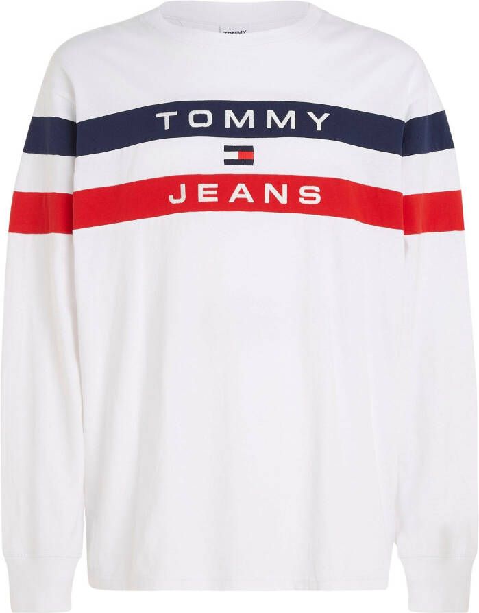 TOMMY JEANS Shirt met lange mouwen TJM RLX COLORBLOCK L S TEE