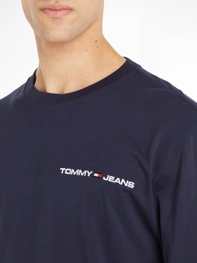 TOMMY JEANS Shirt met lange mouwen TJM CLSC LINEAR CHEST L S TEE