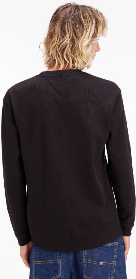 TOMMY JEANS Shirt met lange mouwen TJM CLSC LS SOFT SNIT met merklabel