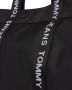 Tommy Jeans shopper met logostrap zwart - Thumbnail 5