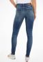 Tommy Hilfiger Blauwe Denim Skinny Jeans met Borduursel Blue Dames - Thumbnail 2