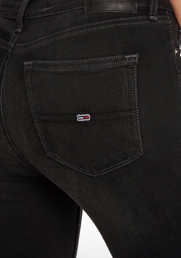 TOMMY JEANS Skinny fit jeans met logoborduursel boven het kleingeldzakje