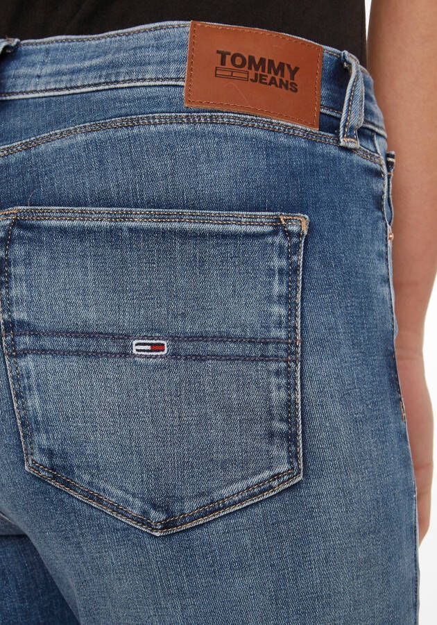 TOMMY JEANS Skinny fit jeans met tommy logoborduursel op het kleingeldzakje