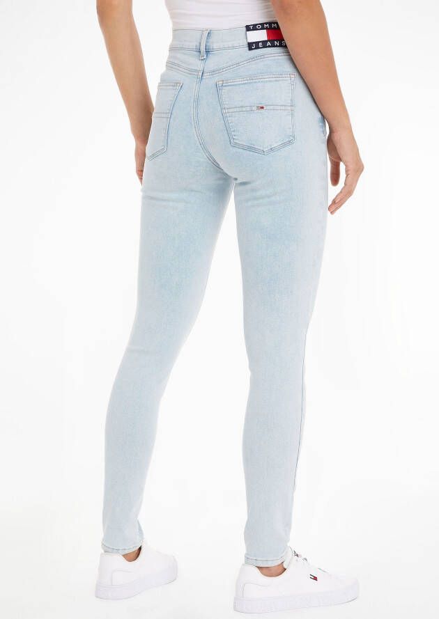 TOMMY JEANS Skinny fit jeans Nora met label en juk op de rug - Foto 2