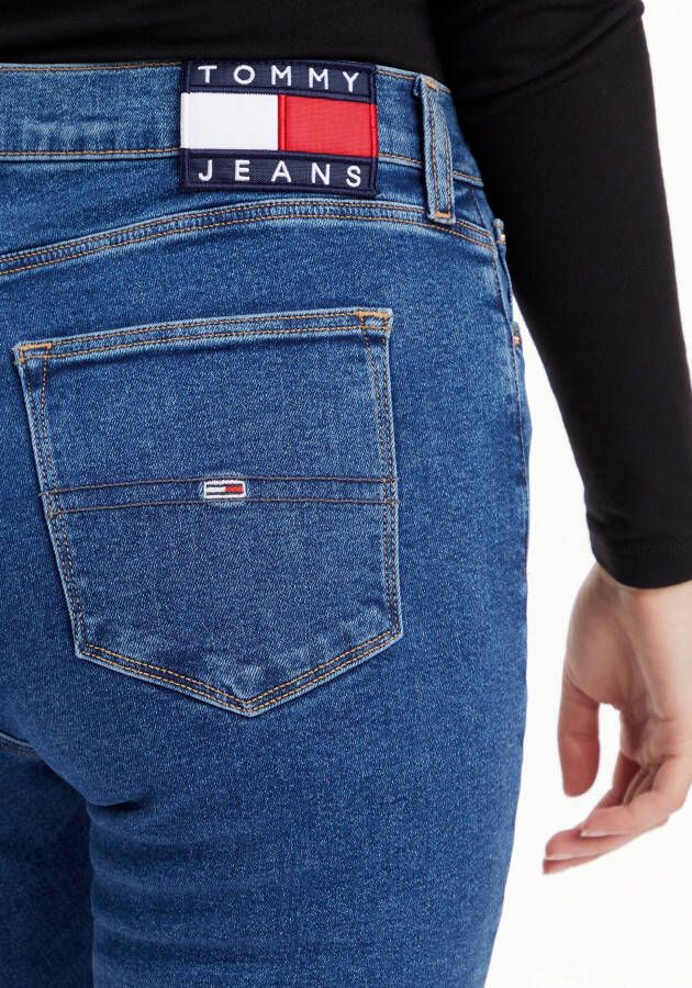 TOMMY JEANS Skinny fit jeans Sylvia met geborduurde merklabel