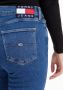 Tommy Hilfiger Blauwe Katoenen Jeans Hoge Taille Skinny Blue Dames - Thumbnail 3