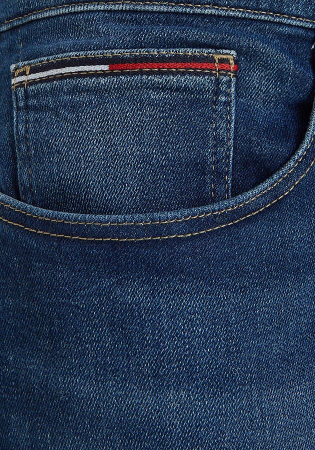TOMMY JEANS Slim fit jeans AUSTIN SLIM TPRD met leren badge