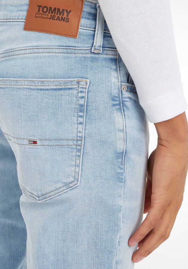 TOMMY JEANS Slim fit jeans SCANTON SLIM met riemlussen