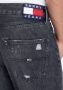 Tommy Jeans Men Clothing Jeans Denim Black Ss23 Zwart Heren - Thumbnail 4