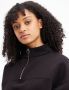 Tommy Jeans Zwarte Sweatshirt met Rits voor Vrouwen Black Dames - Thumbnail 7