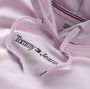 Tommy Hilfiger TJW Rode Serif Lineaire Tommy Jeans Sweatshirt Pink Dames - Thumbnail 8