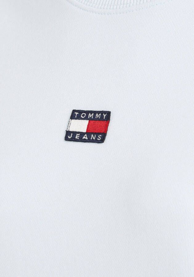 TOMMY JEANS Sweatshirt TJW BXY XS BADGE CREW met logobadge