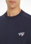 Tommy Hilfiger Blauwe Sweatshirt Lange Mouw Logo Applicatie Blue Heren - Thumbnail 3