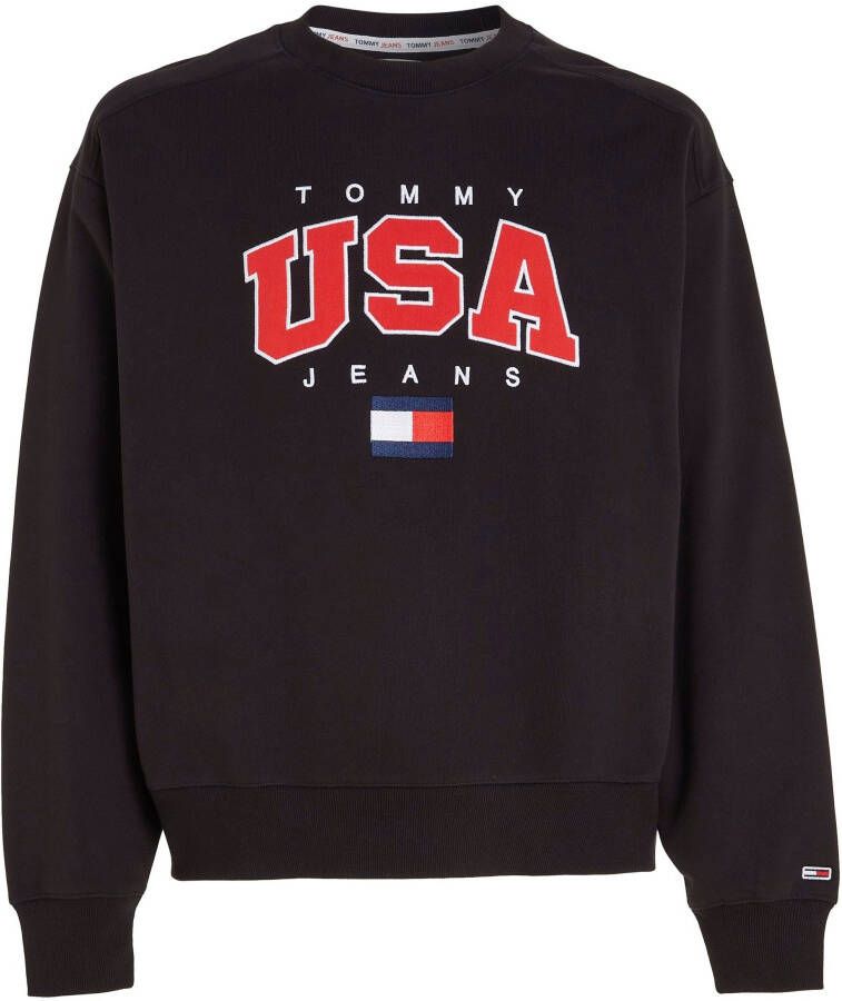 TOMMY JEANS Sweatshirt TJM BOXY MODERN SPORT USA CREW