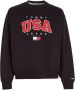 Tommy Jeans Sweatshirt met labelstitching model 'BOXY' - Thumbnail 6