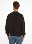 Tommy Hilfiger Lichte Crewneck Sweater Boxy Varsity Zwart Black Heren - Thumbnail 1
