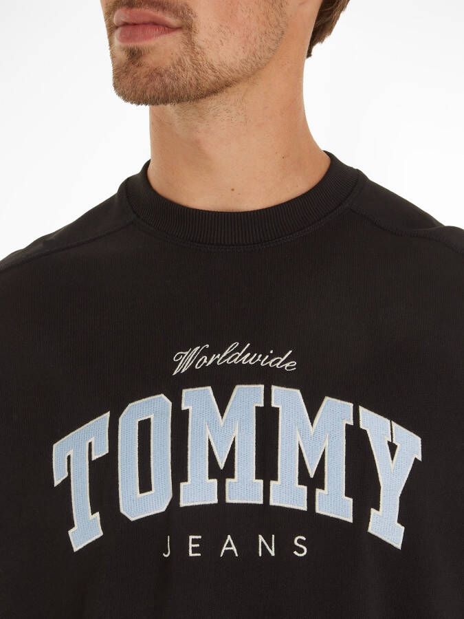 TOMMY JEANS Sweatshirt TJM BOXY VARSITY CREW EXT