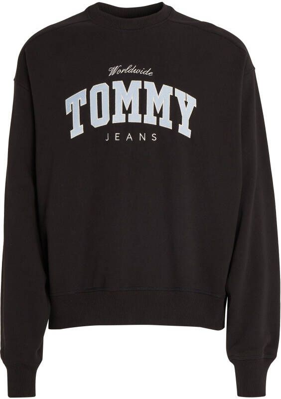 TOMMY JEANS Sweatshirt TJM BOXY VARSITY CREW EXT