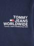Tommy Hilfiger Entry Graphic Crew Sweatshirt Blue Heren - Thumbnail 5