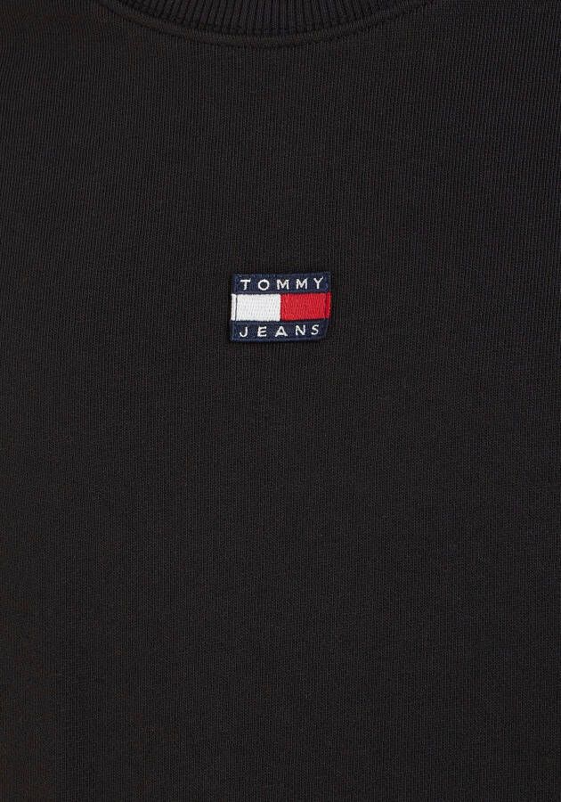 TOMMY JEANS Sweatshirt TJM RLX XS BADGE CREW met borduursel