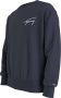 Tommy Hilfiger Blauwe Crewneck Sweatshirt met Lange Mouwen en Borduursel Blue Heren - Thumbnail 14