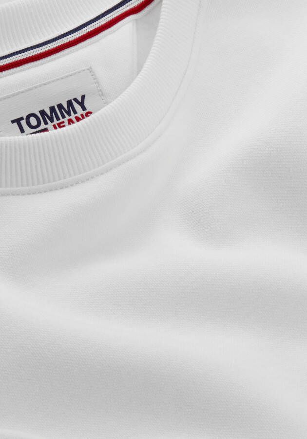 TOMMY JEANS Sweatshirt TJW REGULAR FLEECE C NECK met -merklabel op borsthoogte