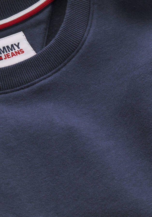 TOMMY JEANS Sweatshirt TJW REGULAR FLEECE C NECK met -merklabel op borsthoogte