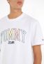 Tommy Jeans T-shirt van puur katoen met labelprint model 'COLLEGE POP' - Thumbnail 8