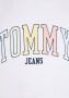 Tommy Jeans T-shirt van puur katoen met labelprint model 'COLLEGE POP' - Thumbnail 9